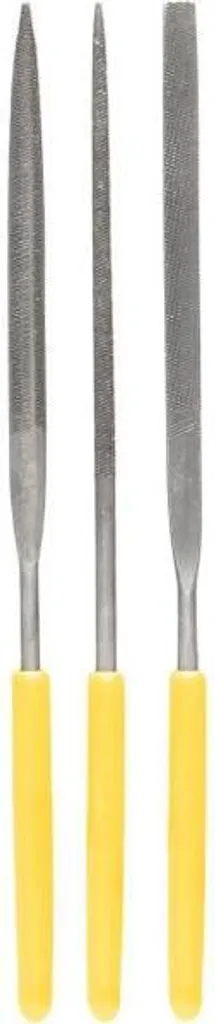 Set de 3 Micro Limes Aiguilles pour Travaux de Finition et de Bijouterie