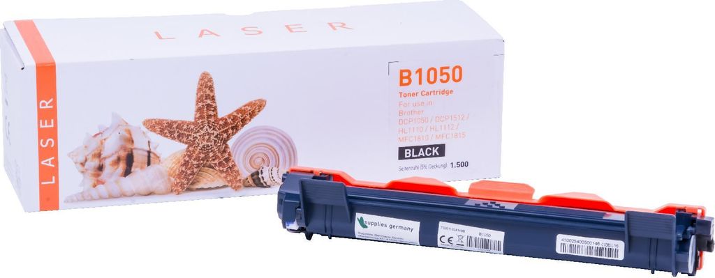 black Toner 3.6-TN1050 kompatibel mit Brother TN-1050  Produktbild 
