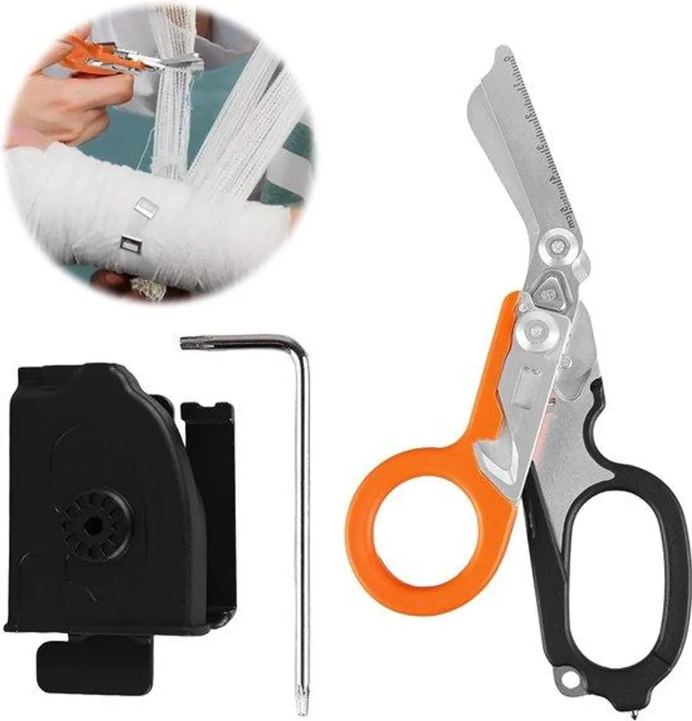Cisaille de désincarcération 6-en-1 en acier inoxydable portable S32