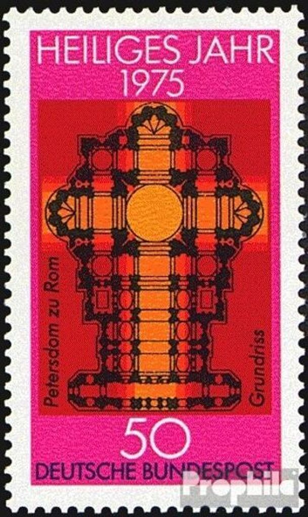 Briefmarken BRD (BR.Deutschland) 1975 Mi 834 (kompl.Ausg.) FDC Heiliges Jahr