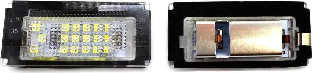 Pack 2 LED plaque d'immatriculation 650lm contre l'éclairage faible - 2