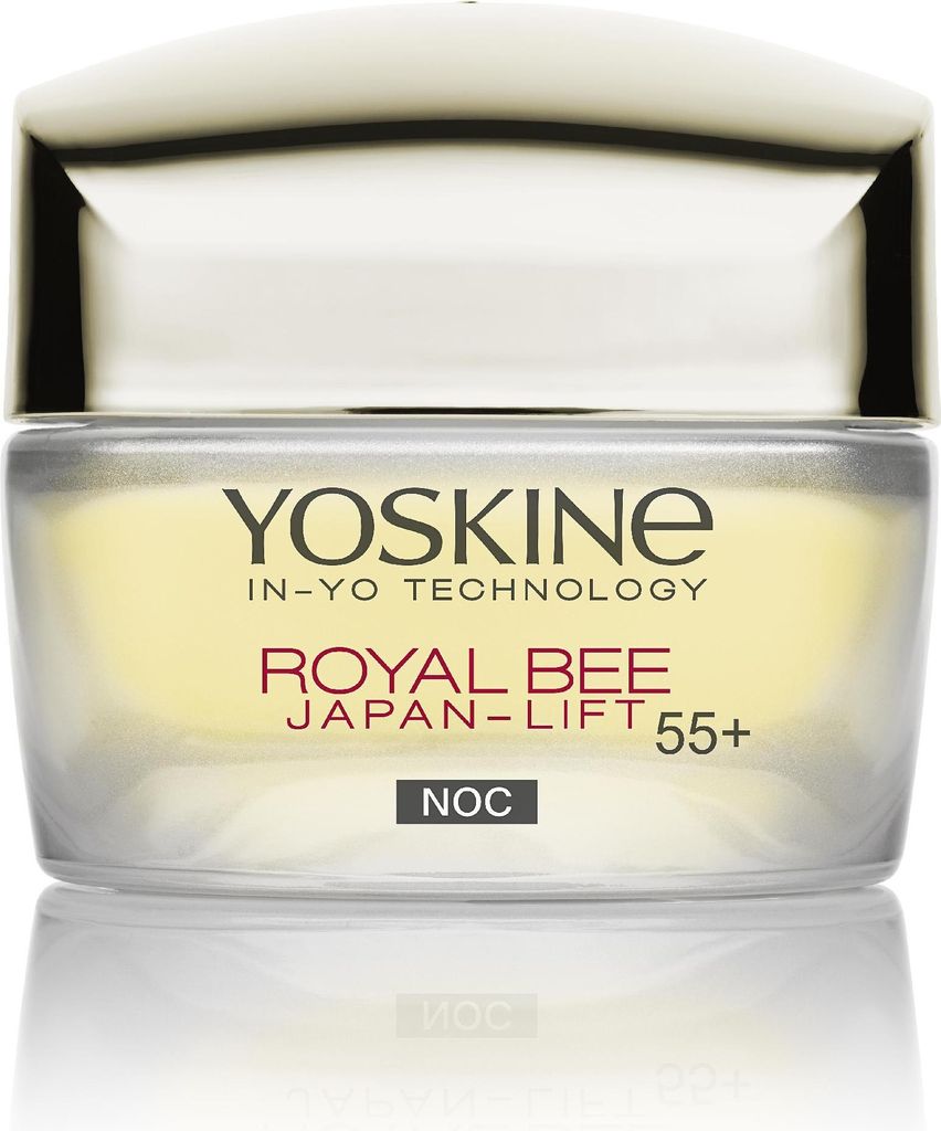 YOSKINE Royal Bee Japan-Lift 55+ Anti-Falten-Nachtcreme mit Peptiden 50 ml
