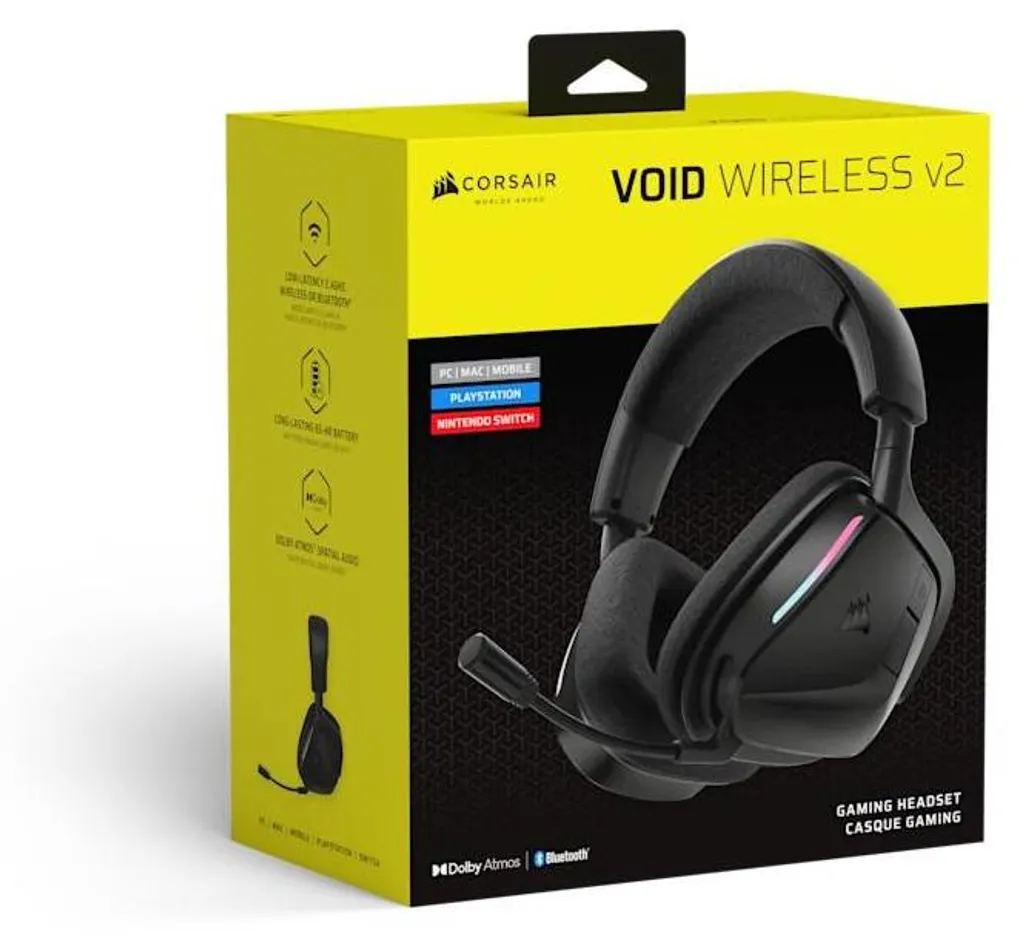 Casque Corsair VOID WIRELESS v2 Gaming pour PC et Console Noir - 2