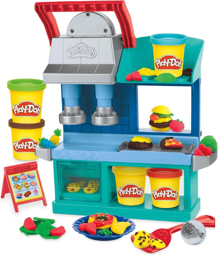 Play-Doh Kitchen Creations Busy Chef's Restaurant Playset, Produktbild 