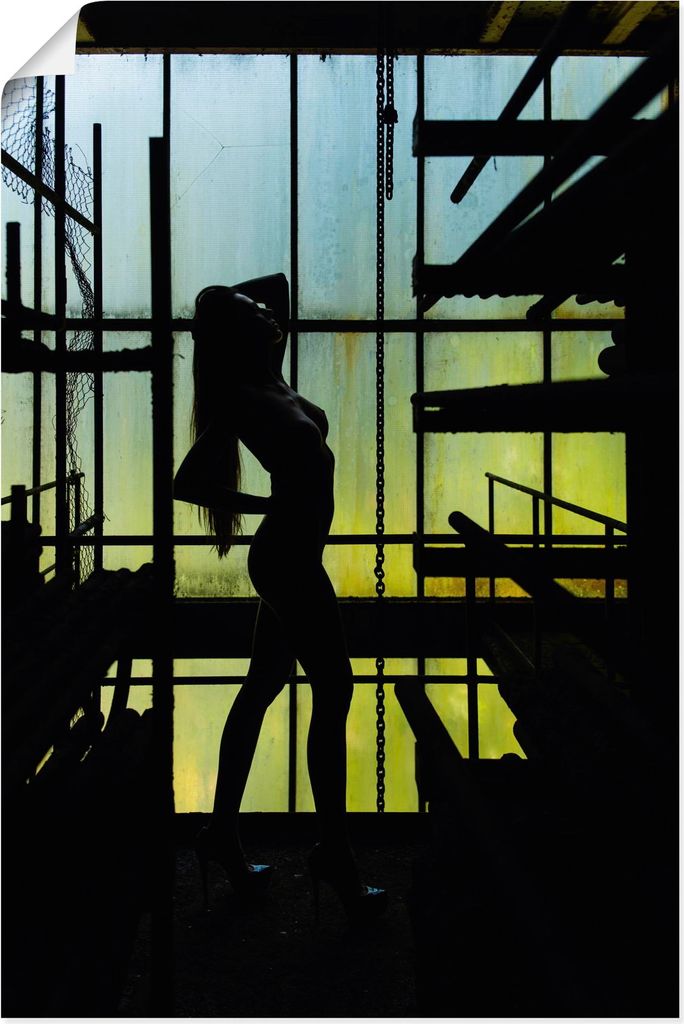 ARTland Poster Abandoned Silhouette Größe: 20x30 cm