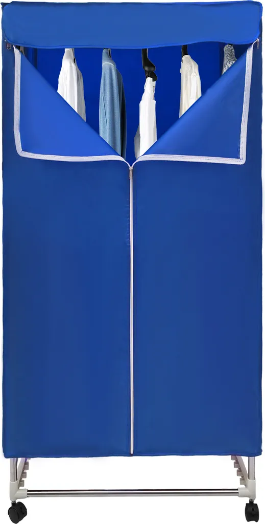 Sèche-linge électrique pliable anti-humidité avec minuterie et roulettes