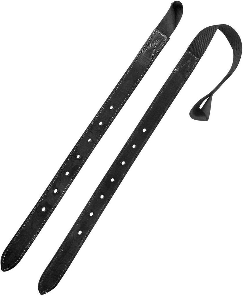 Wintec Y-Gurtstrippen Leder Schwarz