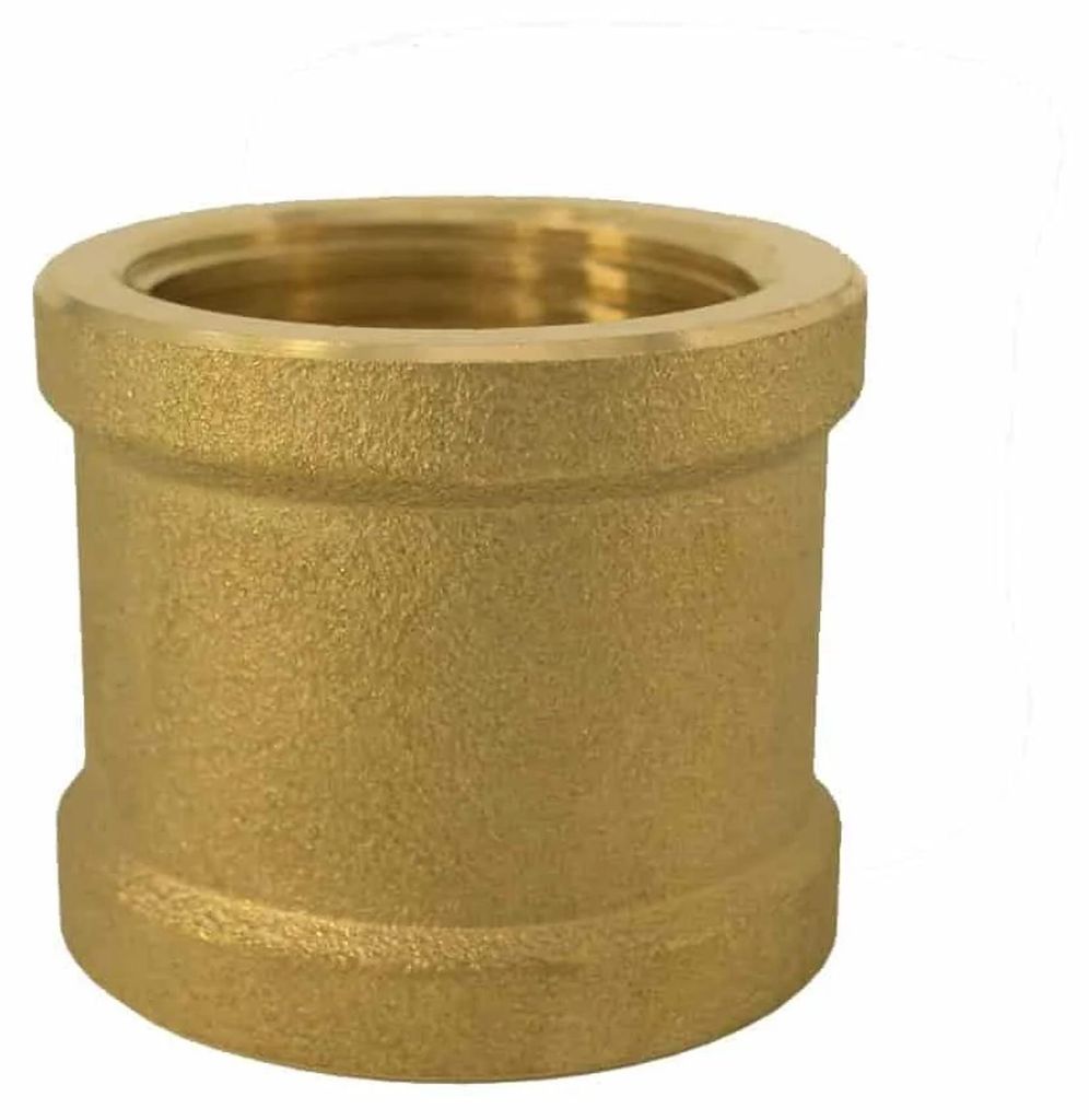Raccordo Ottone 1 1/2 Pollice, Manicotto Filettato in Immagine del prodotto 