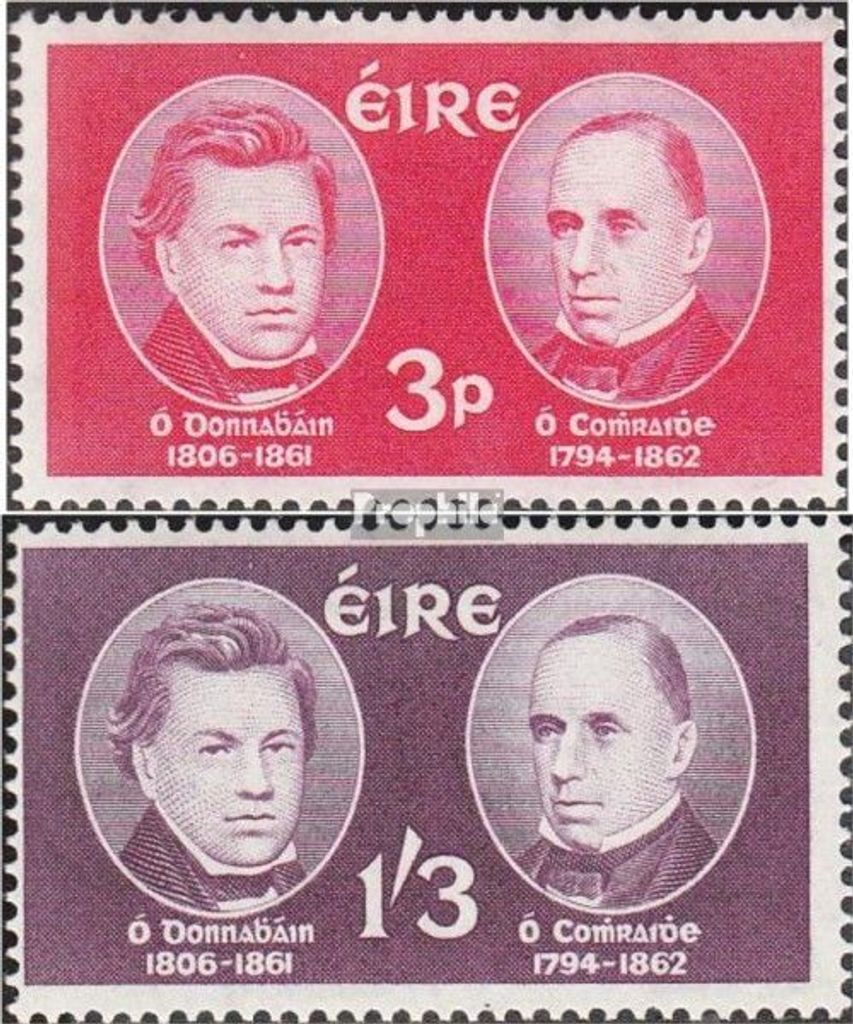 Briefmarken Irland 1962 Mi 153-154 (kompl.Ausg.) postfrisch Gelehrte