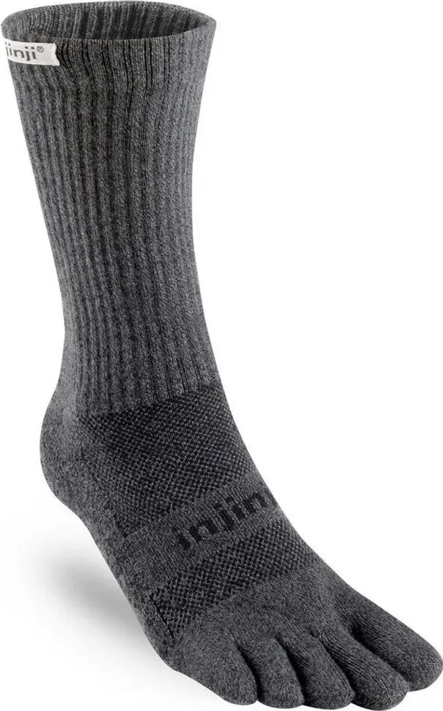 Injinji Trail Chaussettes Coolmax Anti-Ampoules Gris Taille 44-47