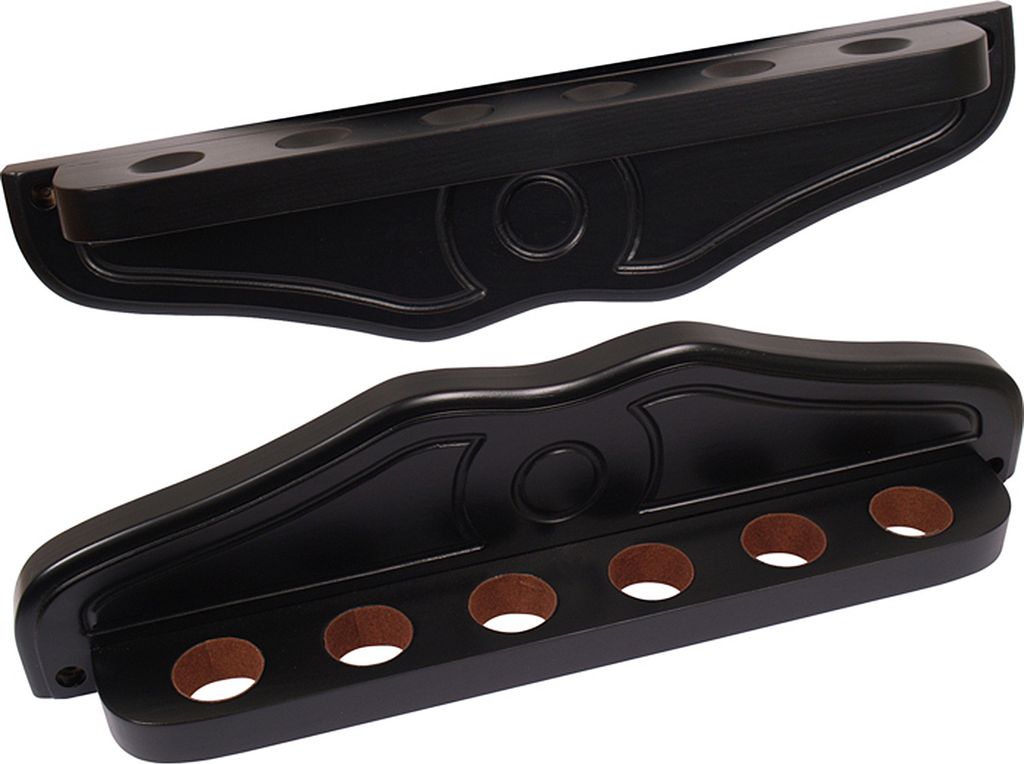 John West Queue Wandhalter Deluxe Schwarz für 6 Queues - Wandhalterung