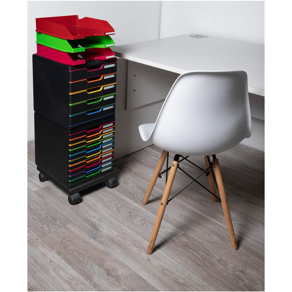 Roulettes pour caisson de bureau Modulo Exacompta : mobilité facile - 5