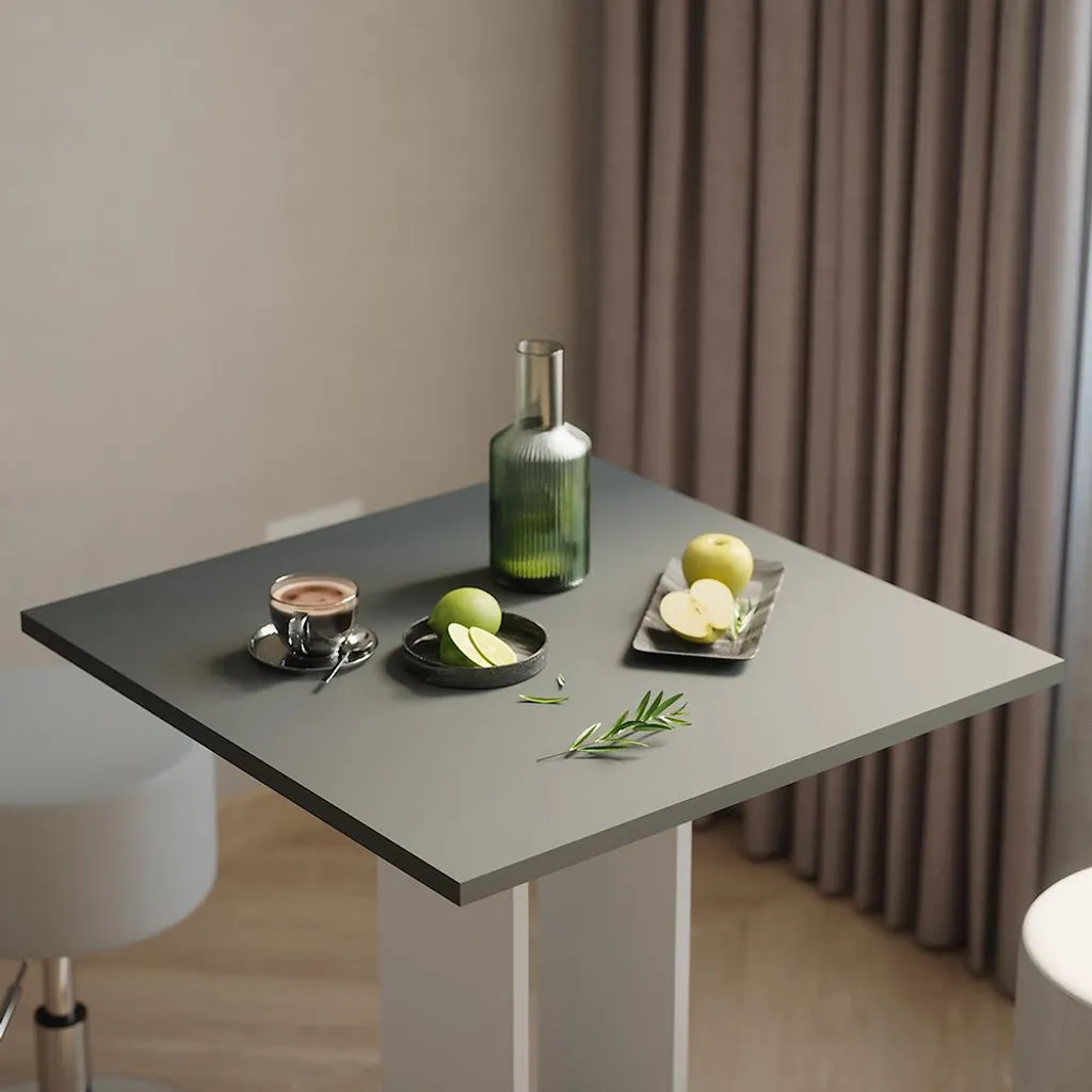 Set de table repas pour petit espace Vicco Repose 65 cm avec tabourets - 5