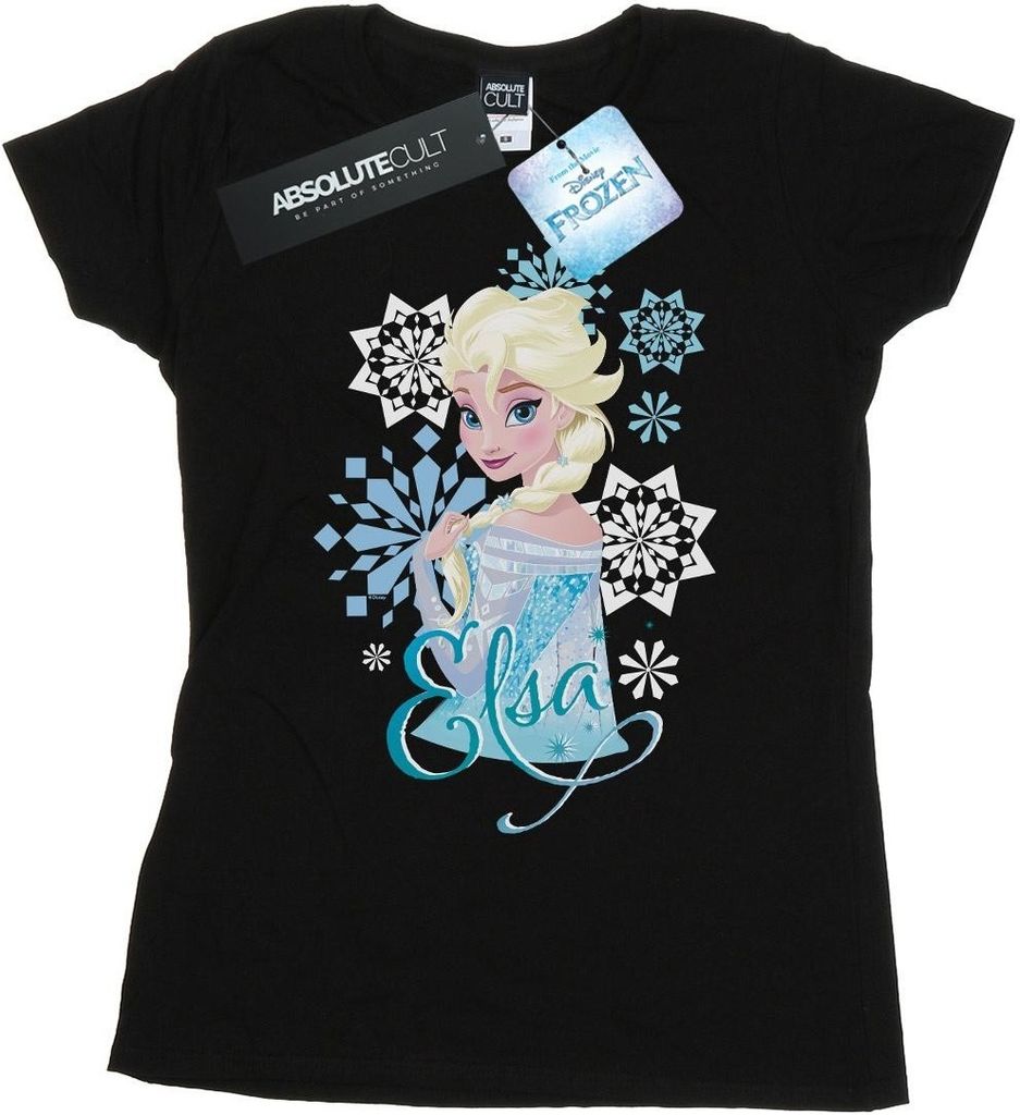 Disney - "Frozen" T-Shirt für Damen BI21956 (S) (Schwarz)