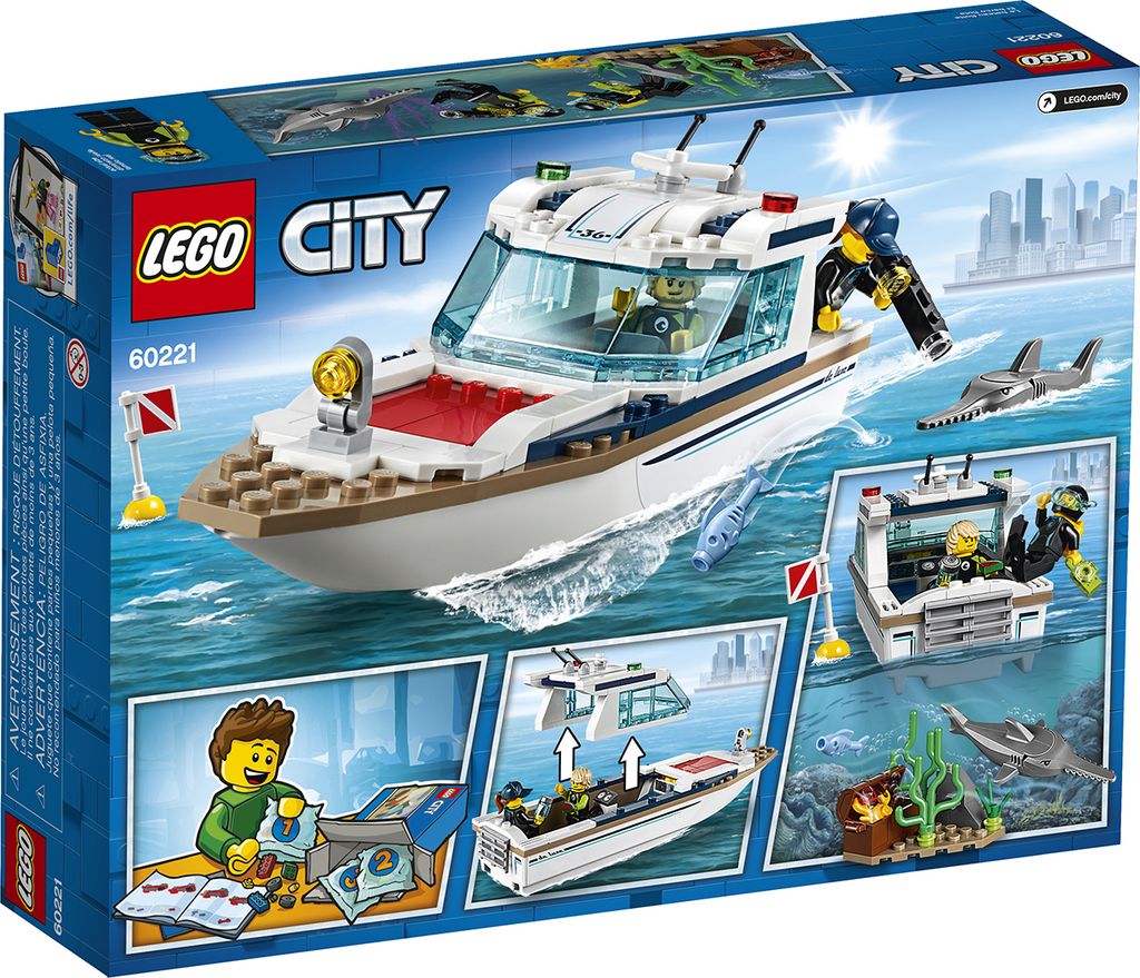 LEGO 60221 City Tauchyacht, Spielzeug mit 2 Produktbild 7