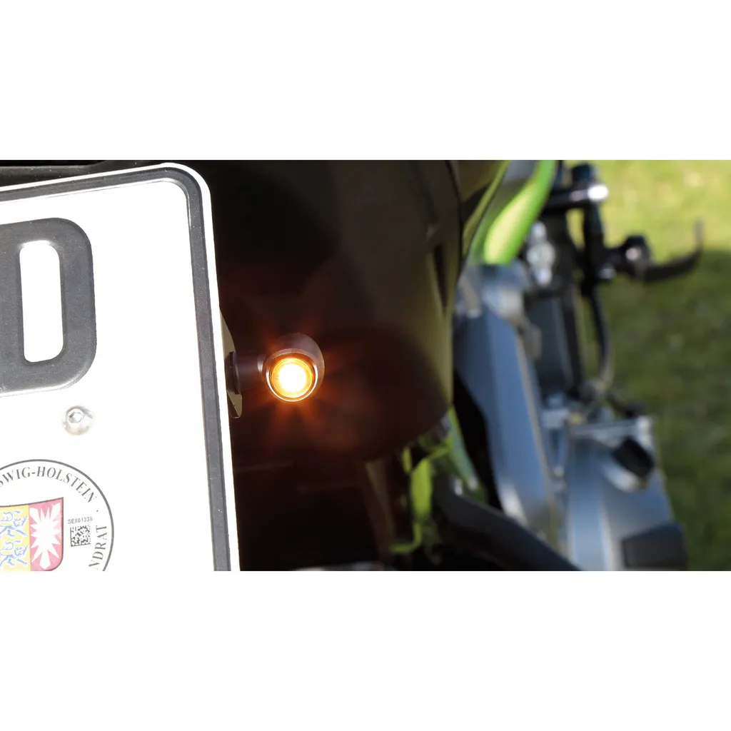 Frecce LED LSL NOVA-PRO Omologate - Indicatori Direzione Micro Neri - 11