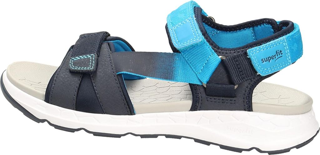 Superfit Criss Cross Sandale Blau in Gr. 41