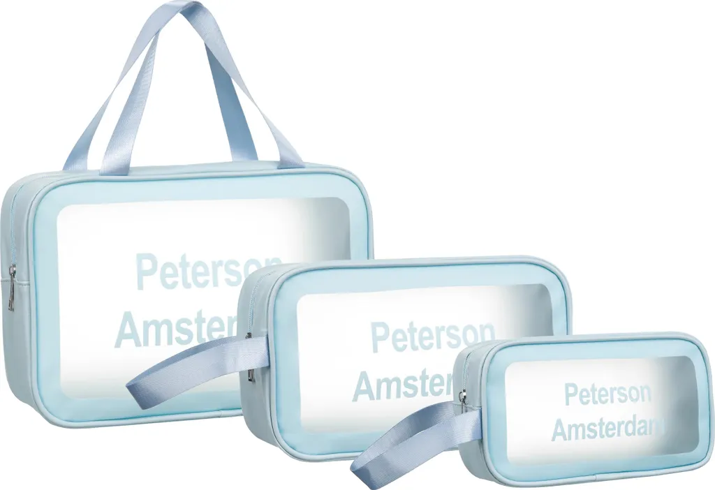 Set 3 Trousse Peterson Impermeabili DHPTNKOS3W169871 per Famiglia