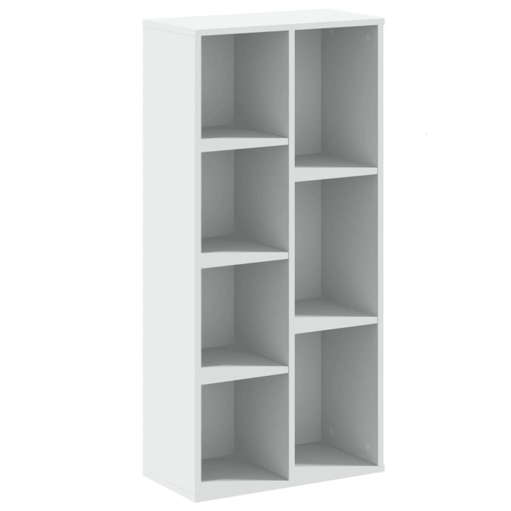 vidaXL Bibliothèque blanche 50x25x105 cm bois composite Image du produit 