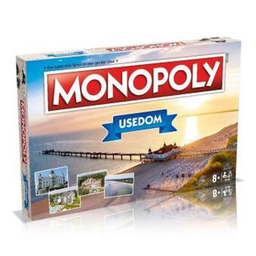 Jeu de Société Monopoly Usedom Jeu de Plateau Familial Allemand