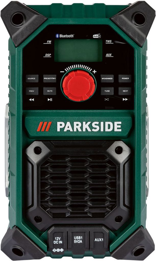 PARKSIDE® Akku-Baustellenradio MP3 USB DAB DAB+ cheapest IP66