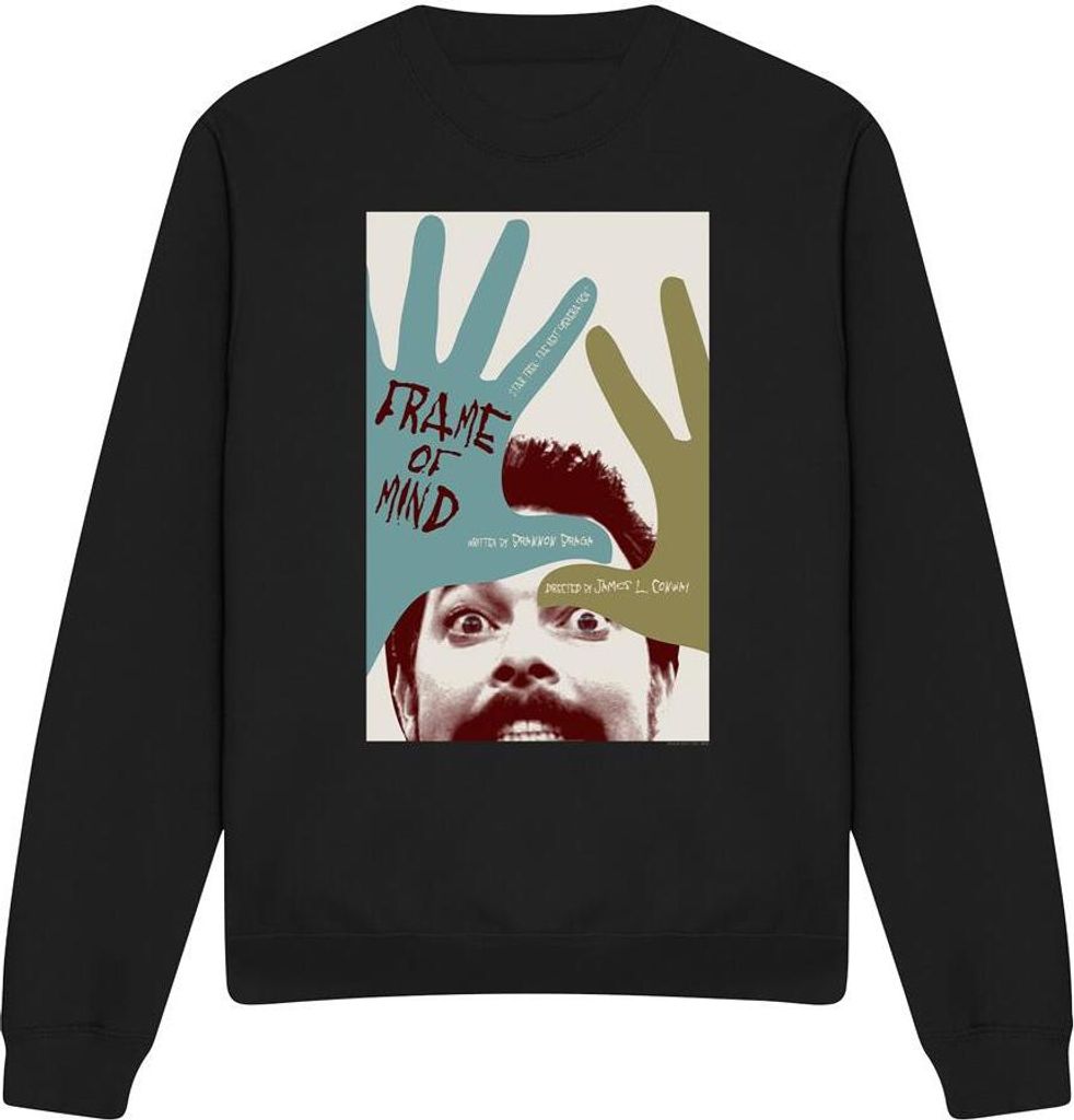 Star Trek - "The Next Generation Season 6 Episode 21" Sweatshirt für Herren/Damen Uni TV11963 (S) (Schwarz)
