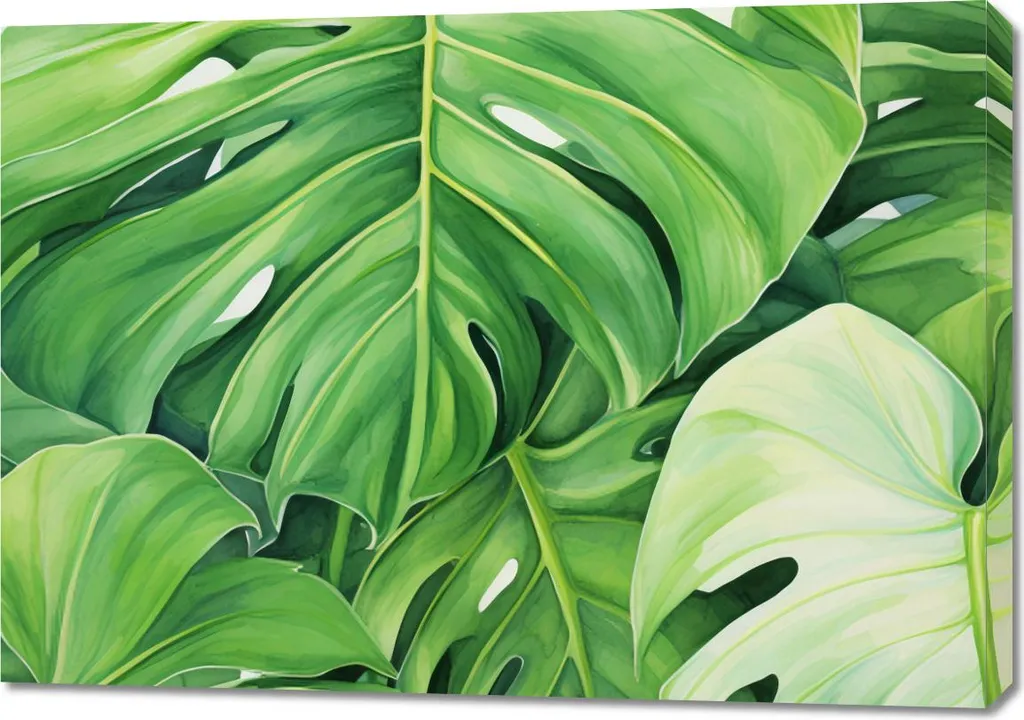 Quadro 100x70cm I segreti delle foglie