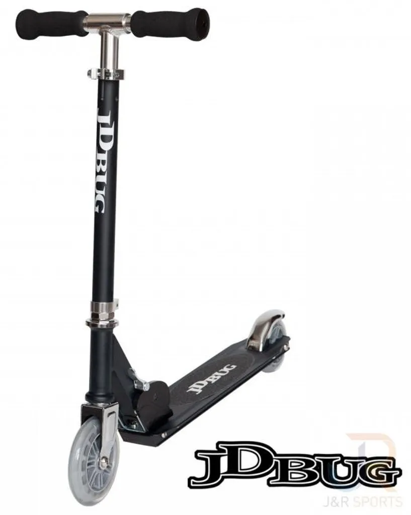 JD Bug Roller Junior MS 100 Noir : Trottinette Pliable pour Enfant