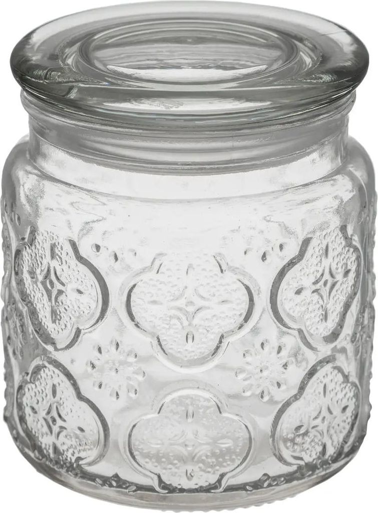 Dose aus Glas mit Deckel DOLCE, 450 ml