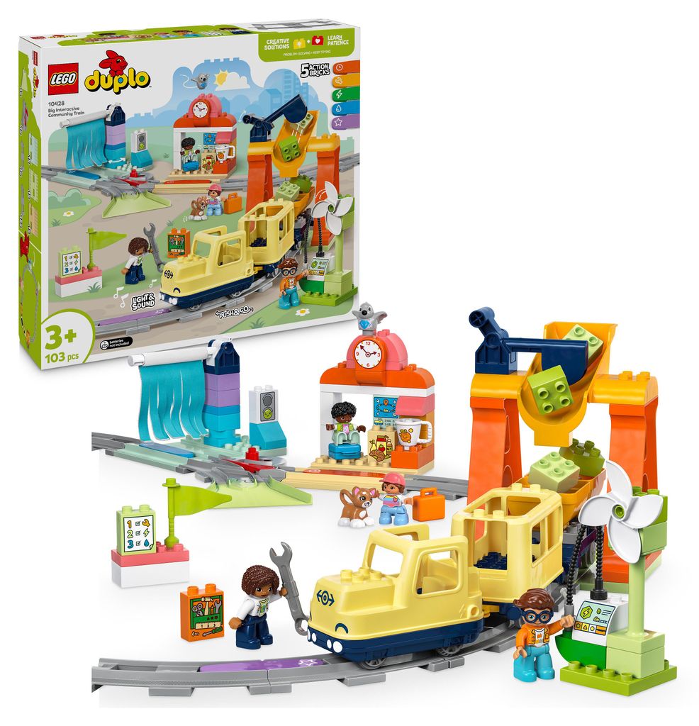 LEGO DUPLO Veľký interaktívny komunitný vláčik, Stavebnica, Obrázok produktu 