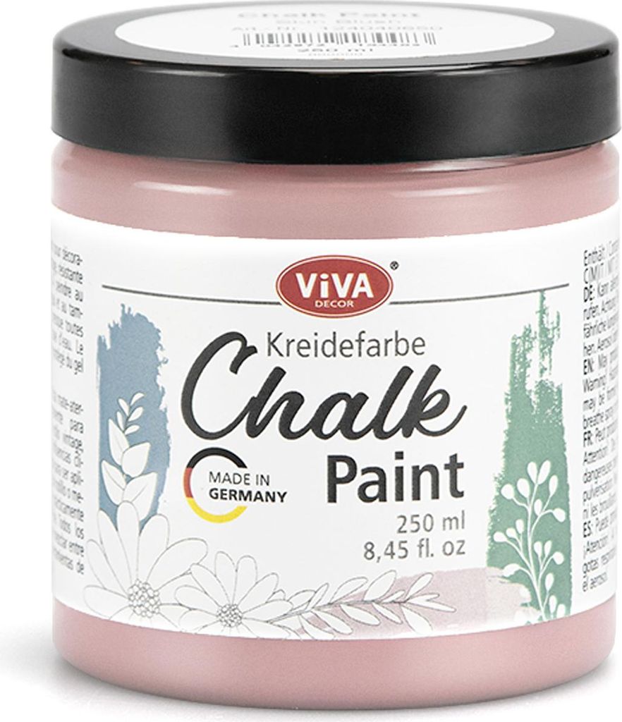 VIVA DECOR - Chalk Paint Kreidefarbe 250 ml - Powder Pink