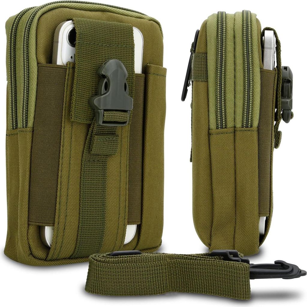 Taktische Handytasche -Molle- EDC-Tasche für Nothing Phone 2a mit Schultergurt - Handyhalter Militär Hülle Gürteltasche max. 6.7 Zoll