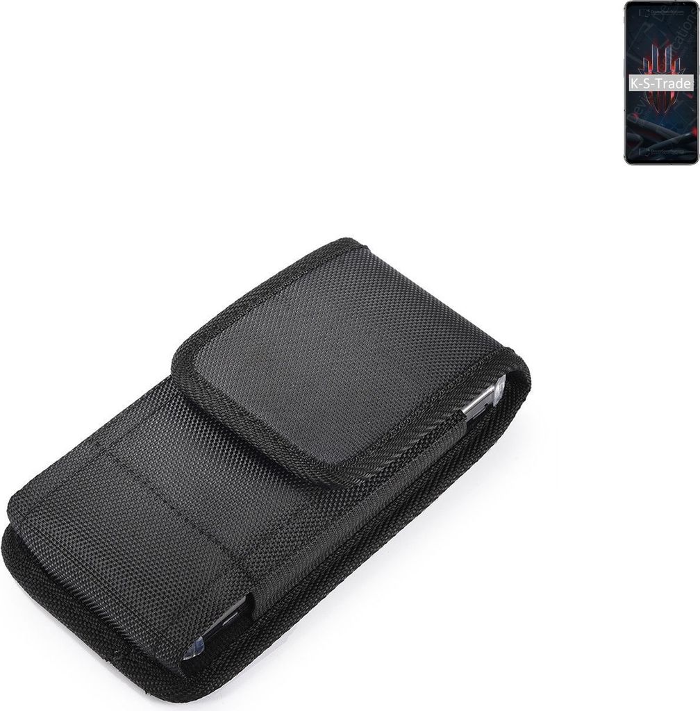 Holster Gürteltasche kompatibel mit nubia Red Magic 6S Pro Holster Gürtel Tasche wasserabweisend Handy Hülle Schutz Hülle Outdoor schwarz