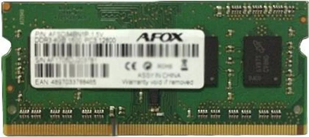 Mémoire vive PC portable Afox DDR4 8Go 2666MHz pour le télétravail