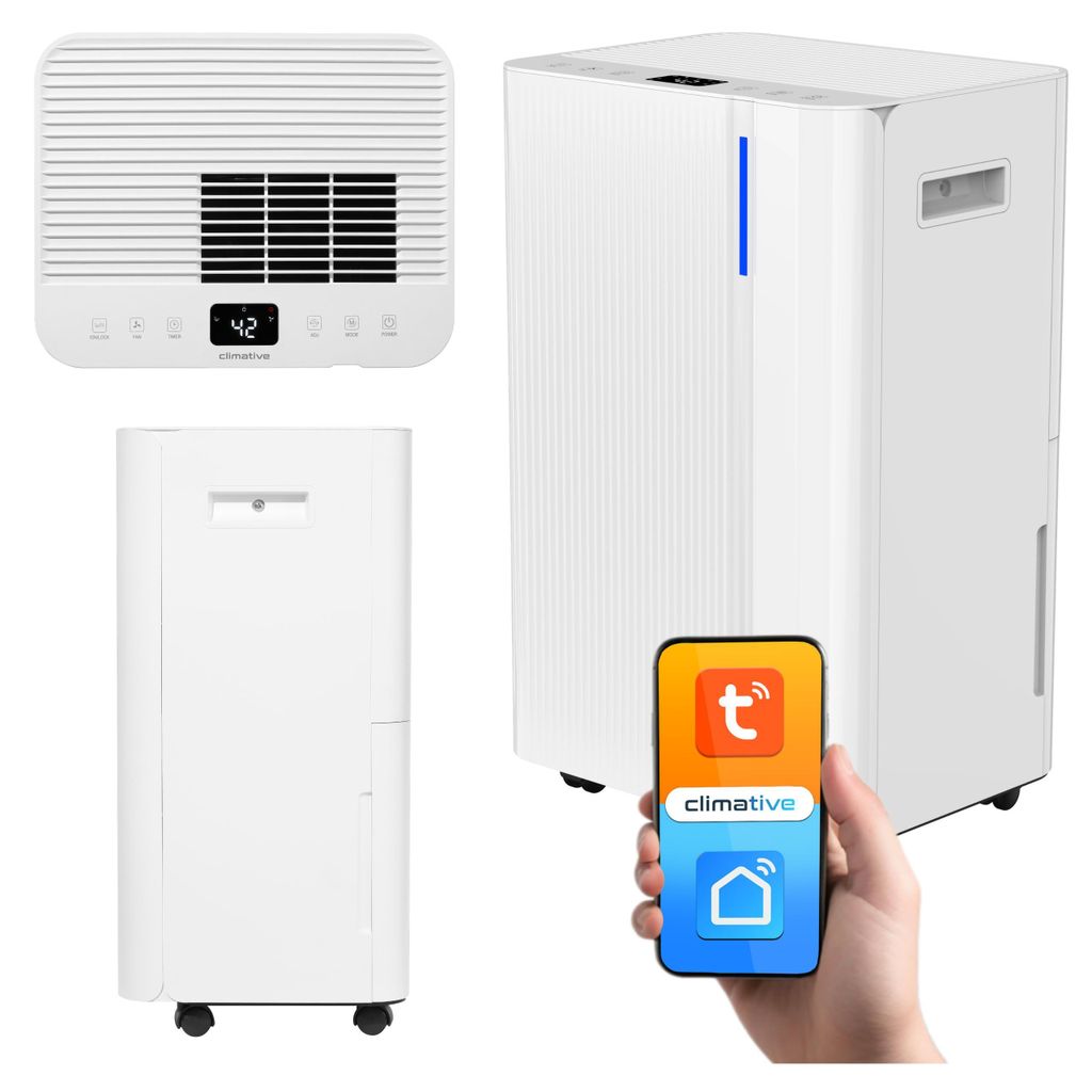 Déshumidificateur d’air Climative DH-20 Cube ION 20L Image du produit 