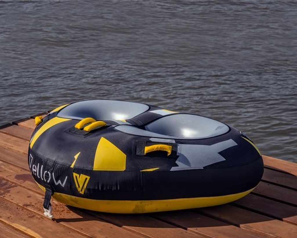 YellowV aufblasbarer Fun Tube für 2 Personen Modell "TRIANGLE"