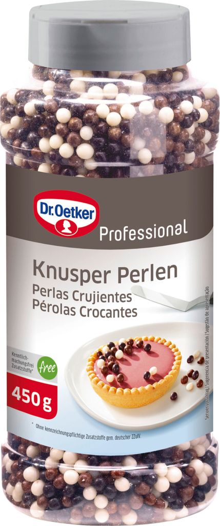 Oetker Knusper Perlen Bunt 450g Produktbild 