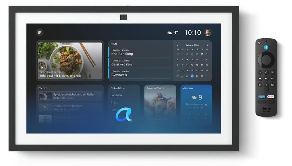 Amazon Echo Show 15, Amazon Alexa, Rechteck, Schwarz, Produktbild 