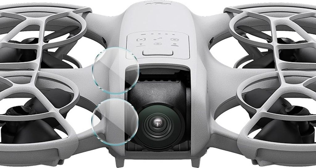Für DJI Neo Drohne IMAK 2x Premium HD Kamera Linsen Objektiv Schutzglas Folie