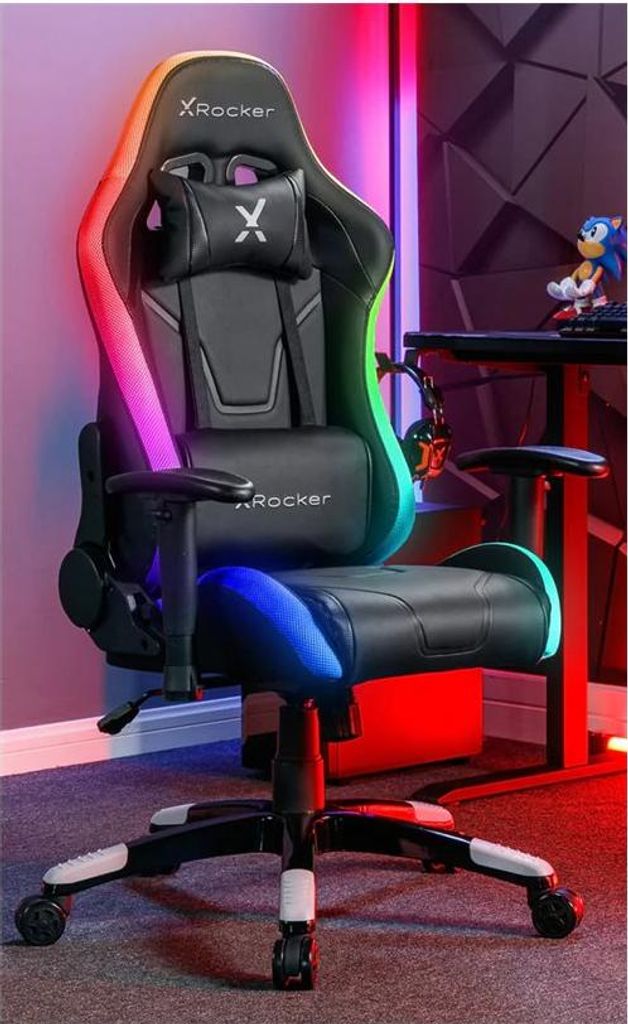 X Rocker 2023028, PC-Gamingstuhl, 100 kg, Gepolsterter Produktbild 