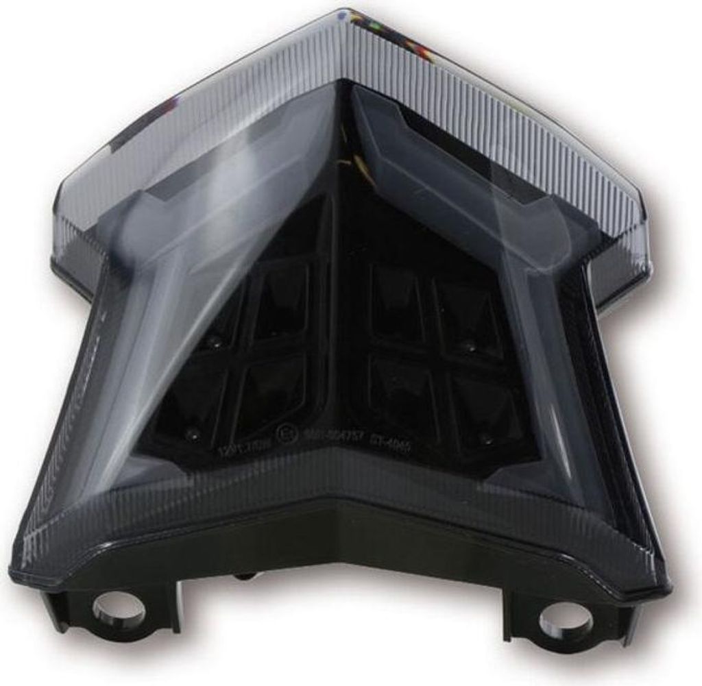 HIGHSIDER smart LED Rücklicht Schwarz passend für Kawasaki Style, E- (1Stck)