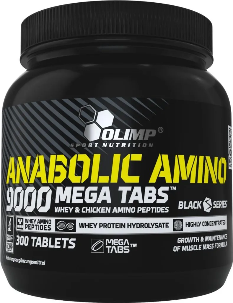 Anabolic Amino 9000 Mega Tabs 300 comprimés - Acides aminés complets - 5