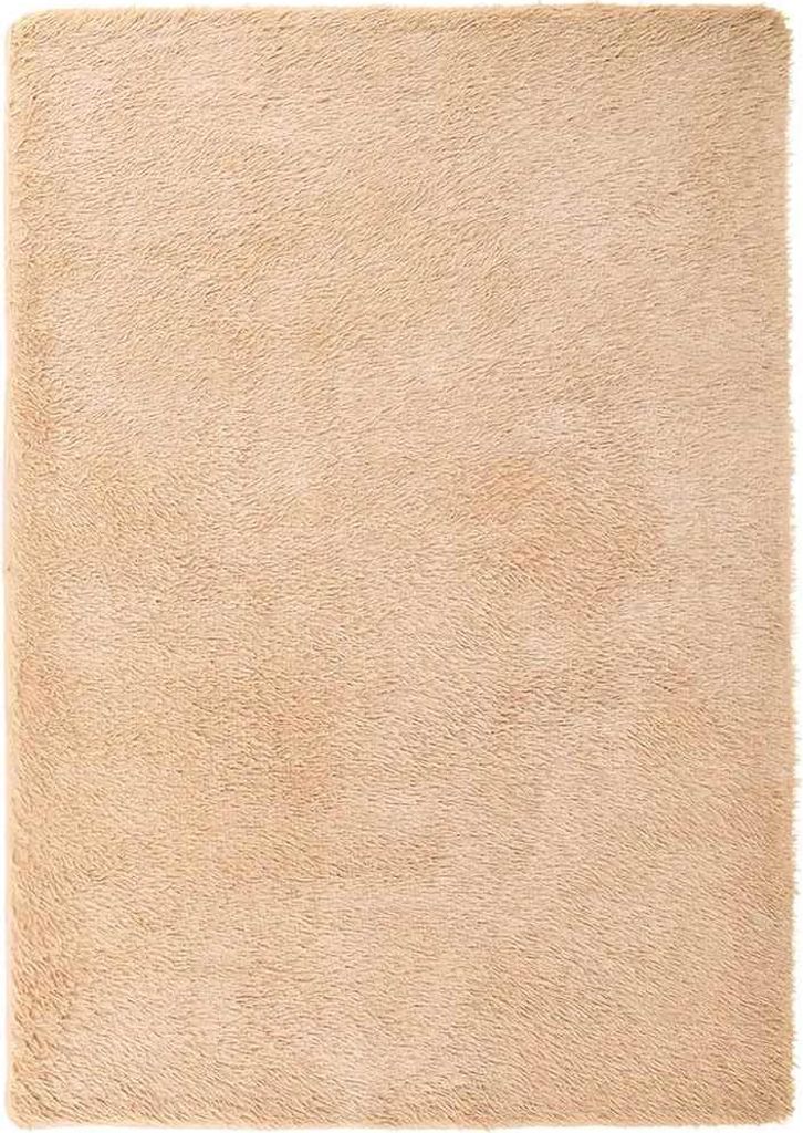 vidaXL Teppich Shaggy Hochflor NAVARRA Beige 240x340 cm Polyester