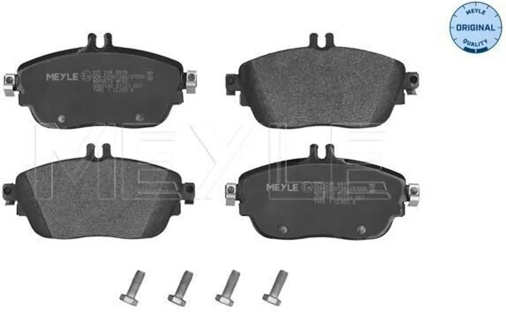 Plaquettes de frein MEYLE 0252486919 : stop aux bruits et vibrations