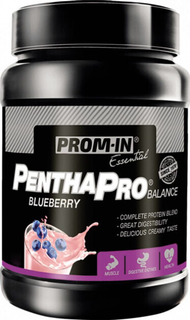 Prom-In Pentha Pro Balance 1000 g blueberry / Mehrkomponenten Protein / Leckerer cremiger Eiweißshake mit 5 verschiedenen Eiweißquellen