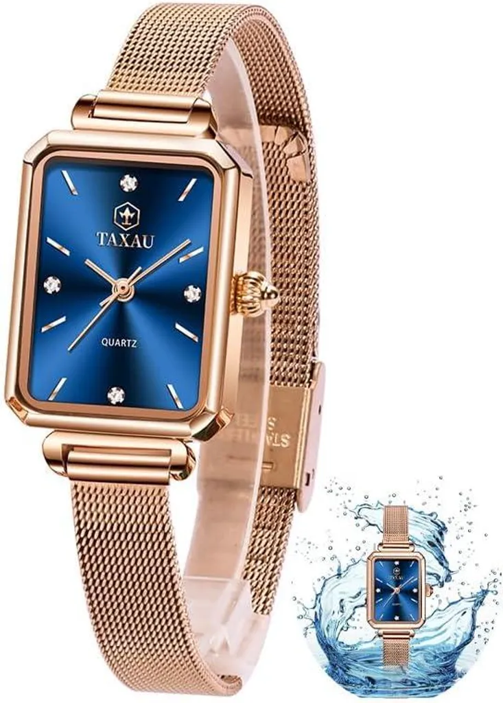 Orologio Vintage Donna Oro Rosa - Acciaio Inox e Diamanti Piccolo