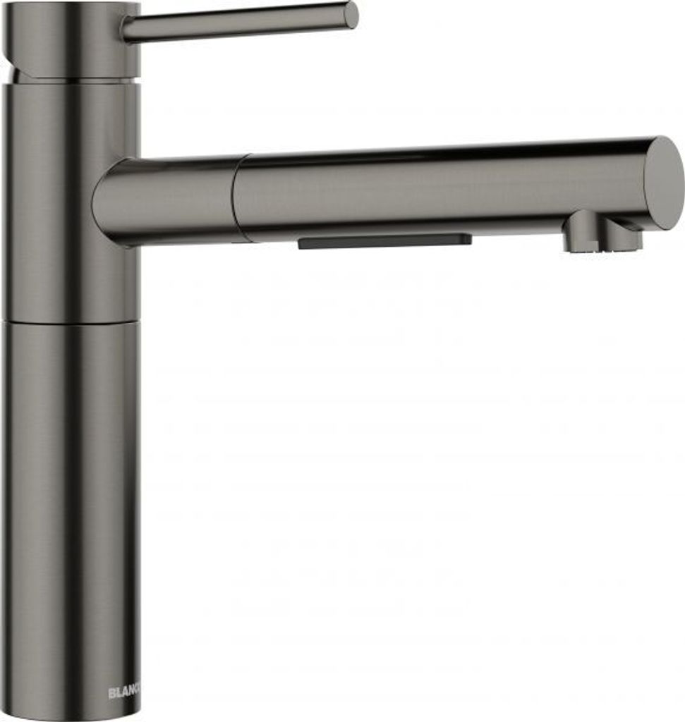 BLANCO ALTA-S II Küchenarmatur Wasserhahn Hochdruck satin dark steel Schlauchbrause