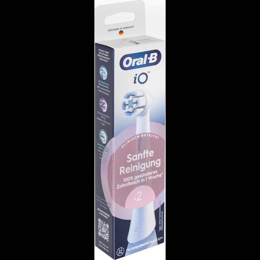 Oral-B Aufsteckbürsten iO Sanfte Reinigung 2er Obrázok produktu 