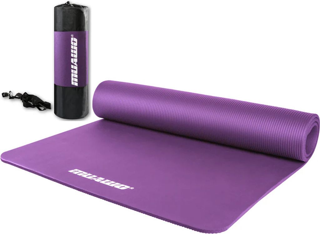 Produktbild von Gymnastikmatte Sportmatte Trainingsmatte Yogamatte Yoga Fitness Matte Dick 1cm E