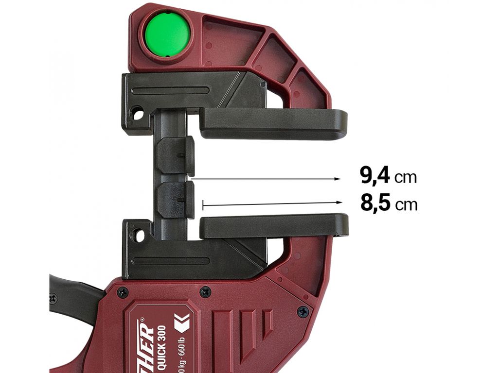 PIHER Maxi Quick Schraubzwinge - 45 cm - 52693